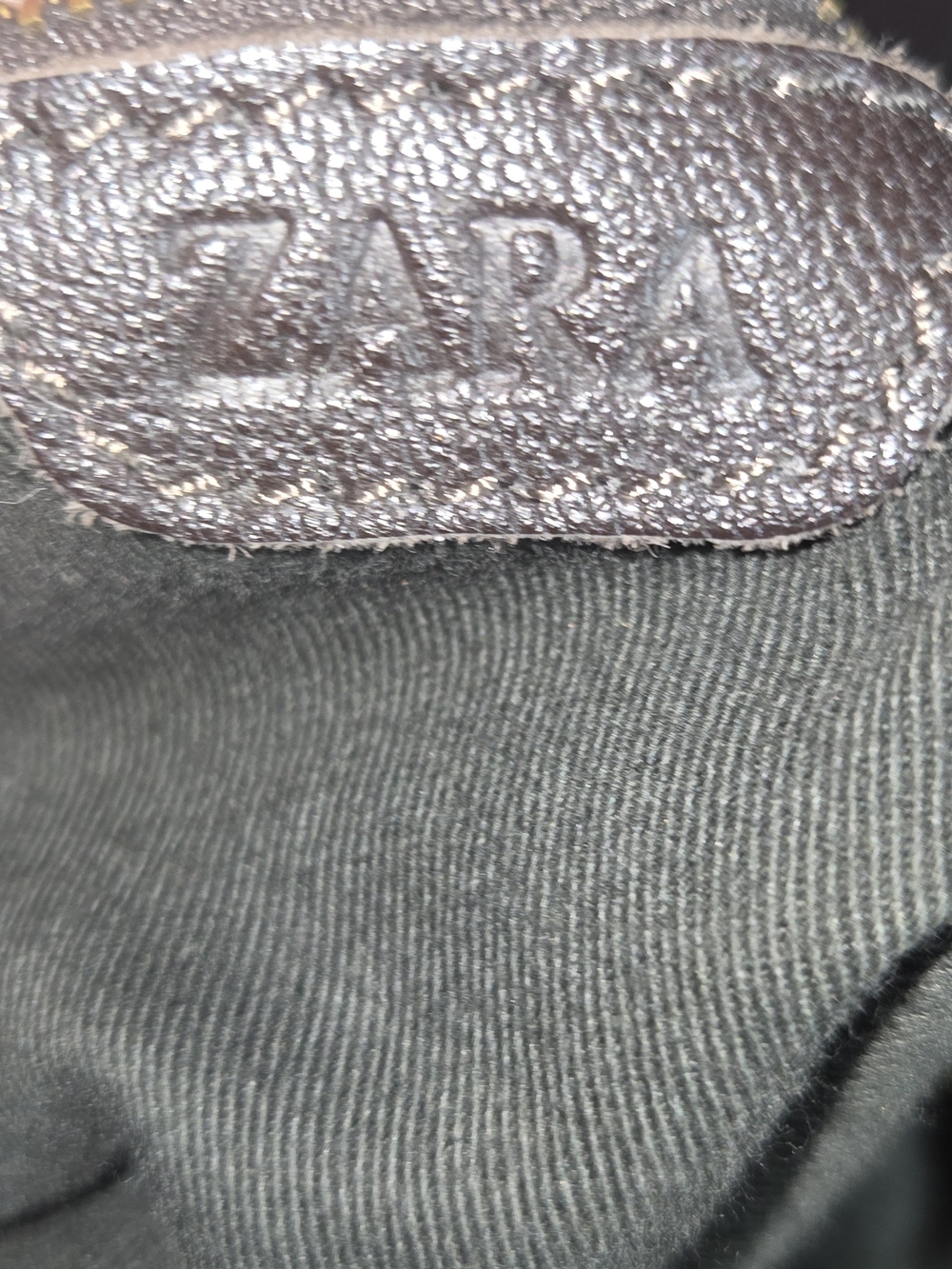 Zara Brown Fringed Tote with Gold Hardware - Picture 3 of 8